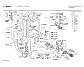 Схема №4 SMS3047 с изображением Панель для посудомойки Bosch 00280915
