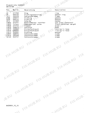 Схема №9 EW115160 с изображением Зажим шланга для стиралки Bosch 00320076