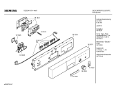 Схема №6 SE25241II с изображением Панель управления для посудомоечной машины Siemens 00365071