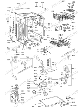 Схема №2 ADG 6949 IX с изображением Панель для посудомоечной машины Whirlpool 480140101501