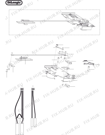 Схема №4 DE91PYROS с изображением Обшивка для электропечи DELONGHI 35M9E004H