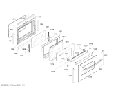 Схема №14 SEMW302BS с изображением Панель для духового шкафа Bosch 00144494
