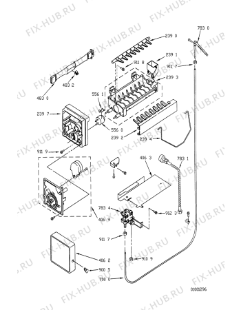 Схема №10 ARZ 730/B с изображением Дверь для холодильной камеры Whirlpool 481241828308