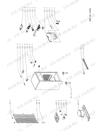 Схема №2 3P 28R/G/1 с изображением Дверка для холодильной камеры Whirlpool 481931039331