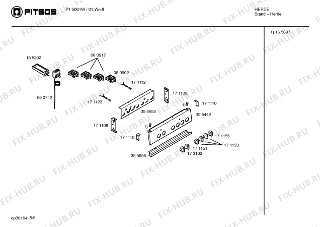 Схема №4 P15061W с изображением Корпус духовки для духового шкафа Siemens 00235578