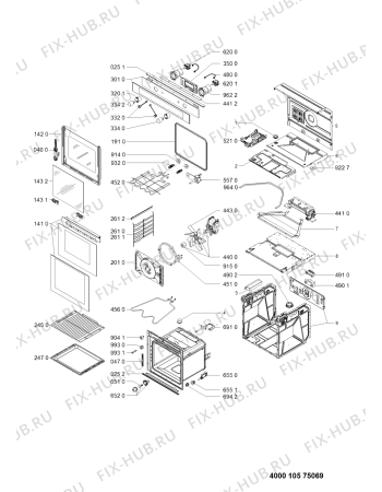 Схема №1 BO160ARBNA с изображением Шарнир для духового шкафа Whirlpool 481060292941