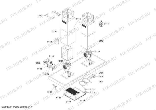 Схема №1 LC818050 с изображением Скоба для электровытяжки Siemens 00603184