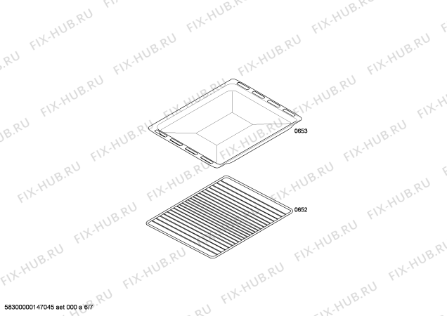 Схема №5 HL658540F с изображением Переключатель режимов для плиты (духовки) Siemens 00645961