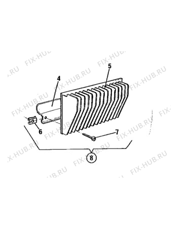 Взрыв-схема холодильника Electrolux RM2150 - Схема узла Cooling system 017