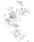 Схема №1 AKG 644 NB с изображением Дверка для плиты (духовки) Whirlpool 481245058688