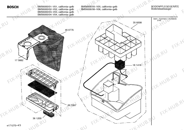 Схема №4 BMS6000 SUPER WET + DRY с изображением Губка для холодильника Bosch 00181418