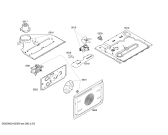 Схема №5 CF23850 с изображением Панель управления для электропечи Bosch 00444704