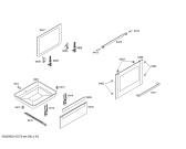 Схема №4 HLN444020E с изображением Стеклокерамика для плиты (духовки) Bosch 00246508