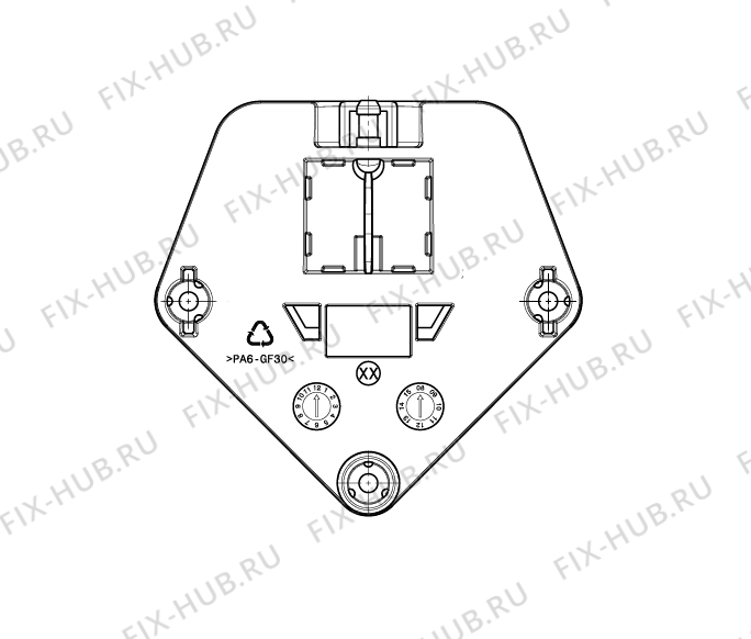 Большое фото - Держатель фильтра для кофеварки (кофемашины) DELONGHI 5313237091 в гипермаркете Fix-Hub