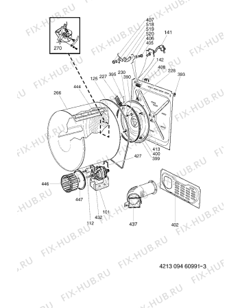 Схема №3 AWG 263 с изображением Тумблер для сушильной машины Whirlpool 481946689392