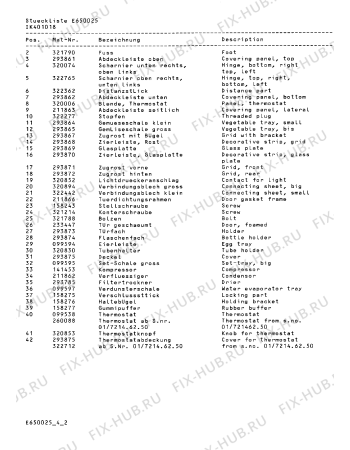 Схема №4 IK401018 с изображением Крышка для холодильной камеры Bosch 00322712