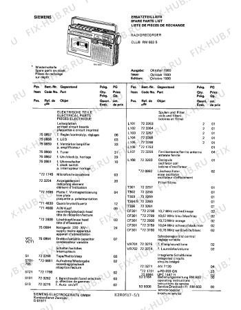 Схема №5 RM6035 с изображением Блок питания для аудиоаппаратуры Siemens 00750994