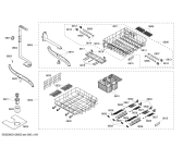 Схема №6 DWHD94EP с изображением Ручка для посудомойки Bosch 00601285