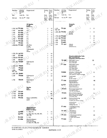 Схема №10 FC270 с изображением Транзистор для телевизора Siemens 00707191