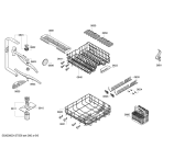 Схема №4 SMVATE01NL с изображением Передняя панель для посудомоечной машины Bosch 00673346
