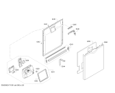 Схема №6 SMS43D02TR SilencePlus с изображением Панель управления для посудомойки Bosch 00743655