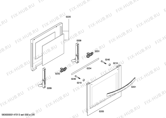Схема №4 3HE505BP с изображением Ручка выбора программ для плиты (духовки) Bosch 00615763