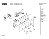 Схема №5 SF2NCA2, 026/251-91 с изображением Передняя панель для электропосудомоечной машины Bosch 00358889