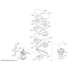 Схема №5 MUM9GX5S21 OptiMUM с изображением Нижняя часть корпуса для кухонного комбайна Bosch 12017614