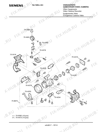 Схема №18 FA179R4 с изображением Керамический конденсатор для плиты (духовки) Siemens 00794538