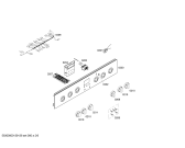 Схема №5 HM744215N с изображением Крышка для плиты (духовки) Siemens 00248194