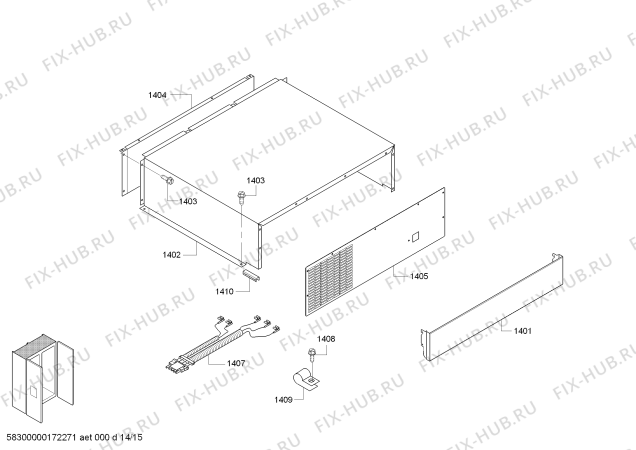 Схема №15 T48BD820NS с изображением Скоба для посудомойки Bosch 00746975