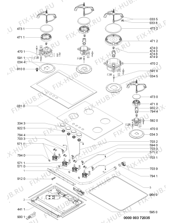 Схема №1 AKM 441 NB с изображением Труба для электропечи Whirlpool 480121104746
