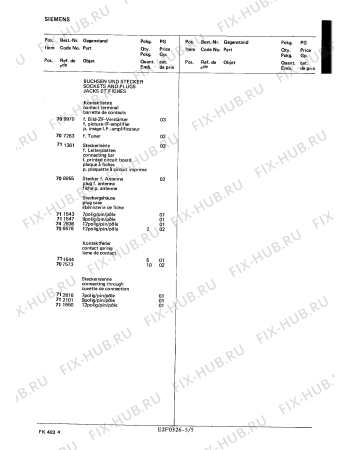 Взрыв-схема телевизора Siemens FK4034 - Схема узла 05