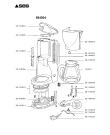 Схема №1 884509 с изображением Держатель фильтра для электрокофеварки Seb SS-989064