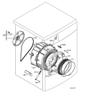 Схема №6 JLWM1203 с изображением Модуль (плата) для стиралки Electrolux 973914521851001