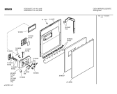 Схема №6 SGS5302TC с изображением Передняя панель для посудомоечной машины Bosch 00353036