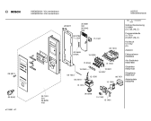 Схема №4 HMG8500 с изображением Панель управления для микроволновки Bosch 00288295