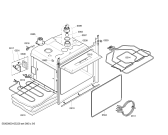 Схема №6 HBN540550A с изображением Панель управления для духового шкафа Bosch 00441959