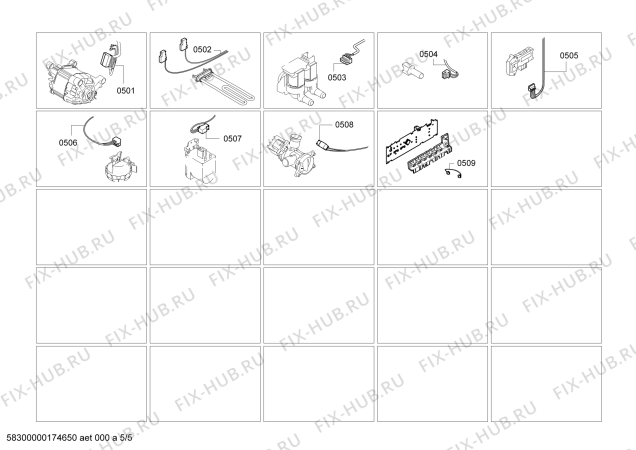 Схема №5 WAB16261ME Maxx 6 с изображением Панель управления для стиралки Bosch 00749603