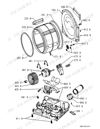 Схема №2 TA PLATINUM 7C Di с изображением Модуль (плата) Whirlpool 480112100649