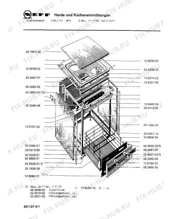 Схема №4 195303035 1194.11HSK с изображением Терморегулятор для духового шкафа Bosch 00082691