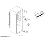 Схема №3 KSK38V50 с изображением Дверь для холодильной камеры Bosch 00248108