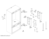 Схема №7 T36IB70CSS с изображением Поднос для холодильника Bosch 00477452