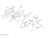 Схема №8 CN878G4B6B с изображением Уплотнитель двери для духового шкафа Siemens 11019819