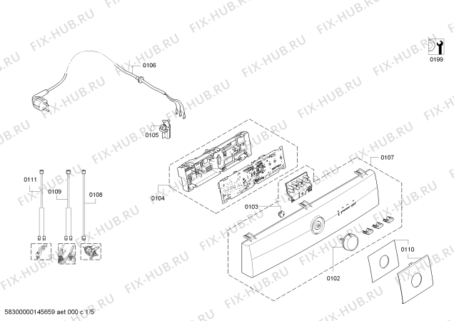 Схема №5 CWK4C100 с изображением Вкладыш для сушилки Bosch 00618842