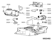 Схема №10 GS 4996 G/BL с изображением Дверца для электропосудомоечной машины Whirlpool 481211518037