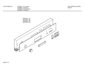 Схема №1 SGZKBA3 с изображением Передняя панель для электропосудомоечной машины Bosch 00350978