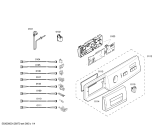 Схема №3 WM14A220NL с изображением Панель управления для стиральной машины Siemens 00448654