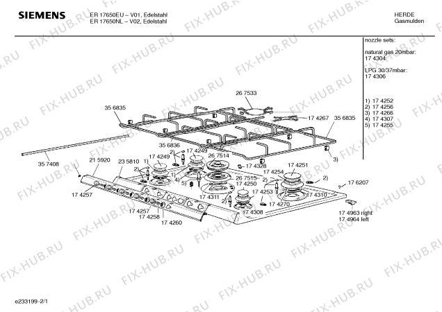 Схема №2 ER17650NL с изображением Уплотнитель для духового шкафа Bosch 00357382