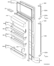 Схема №4 S73200DTX0 с изображением Дверь для холодильника Aeg 2256485034